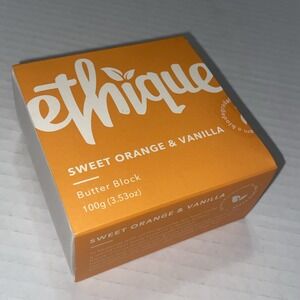 Ethique Sweet Orange And Vanilla Butter Block 100g
